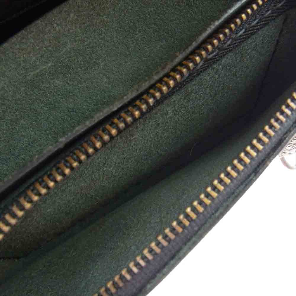 SAMURAI CRAFT サムライクラフト レザー コンチョ ロングウォレット 二つ折り 長財布 ブラック系【中古】