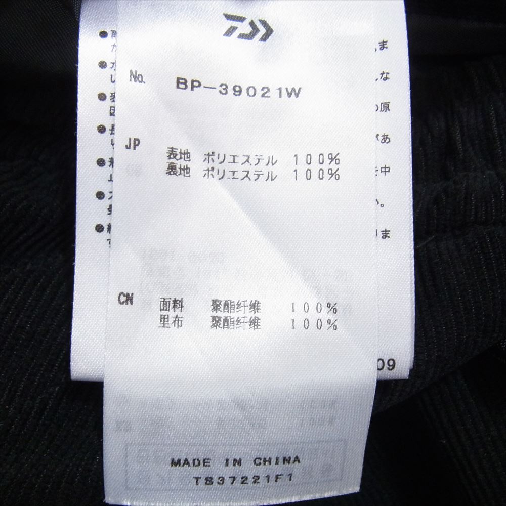 ダイワピア39 BP-39021W TECH SPY FATIGUE PANTS CORDUROY コーデュロイ テック スパイ ファティーグ カーゴ パンツ ブラック系 M【中古】