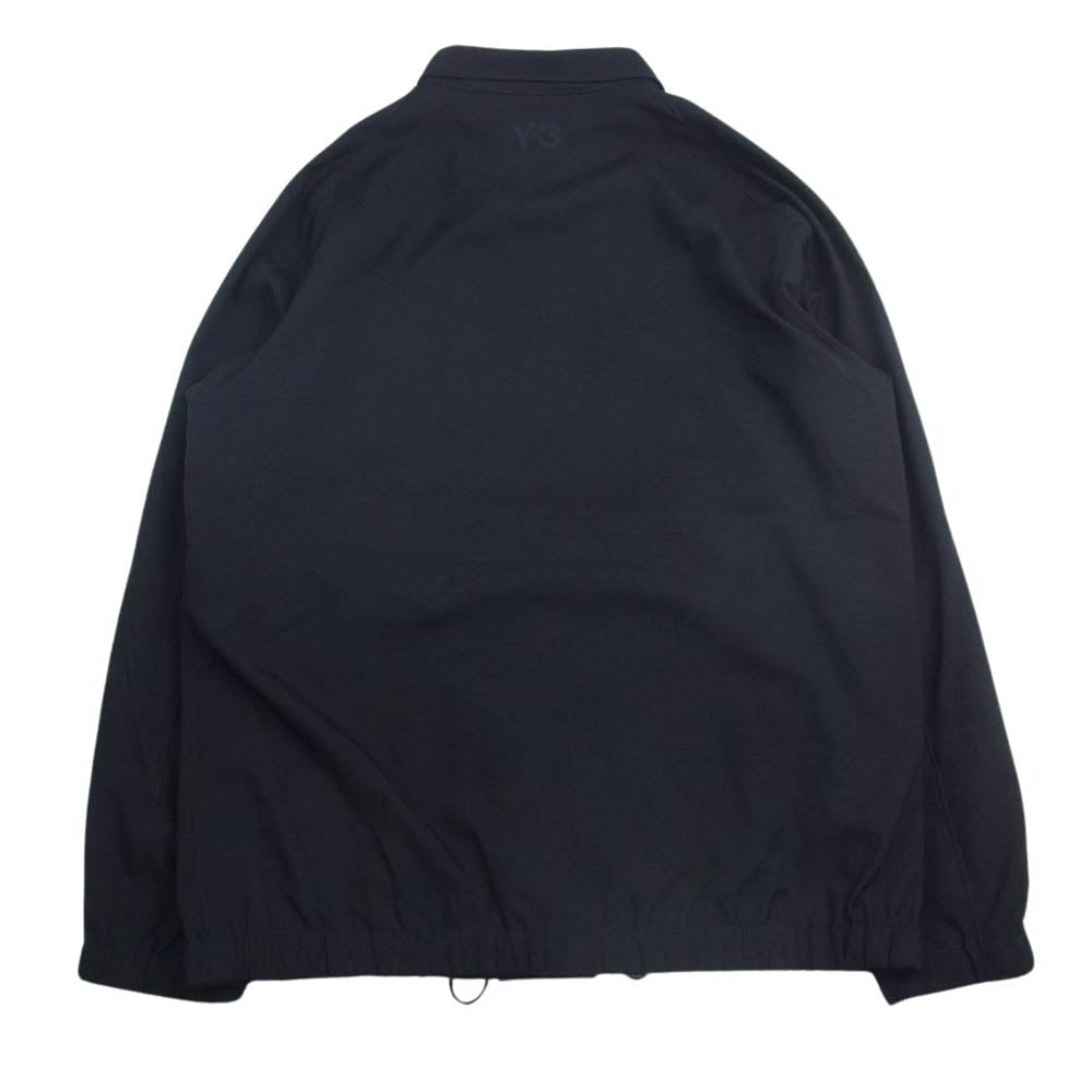 Y-3 Yohji Yamamoto ワイスリー ヨウジヤマモト HB3464 CLASSIC SPORT UNIFORM COACH JACKET クラシックショート ユニフォーム コーチジャケット ブラック系 M【中古】