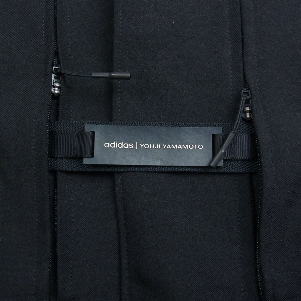 Y-3 Yohji Yamamoto ワイスリー ヨウジヤマモト HB3464 CLASSIC SPORT UNIFORM COACH JACKET クラシックショート ユニフォーム コーチジャケット ブラック系 M【中古】