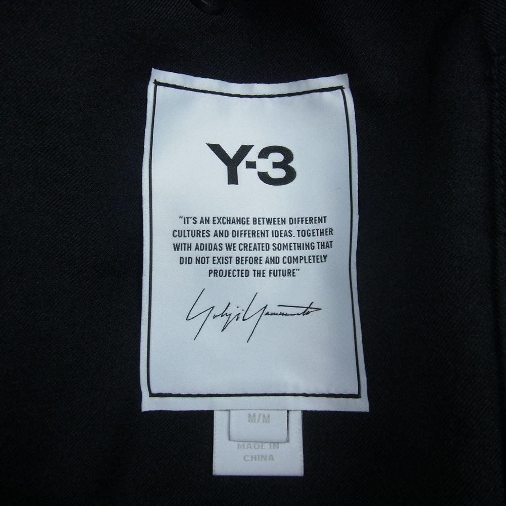 Y-3 Yohji Yamamoto ワイスリー ヨウジヤマモト HB3464 CLASSIC SPORT UNIFORM COACH JACKET クラシックショート ユニフォーム コーチジャケット ブラック系 M【中古】