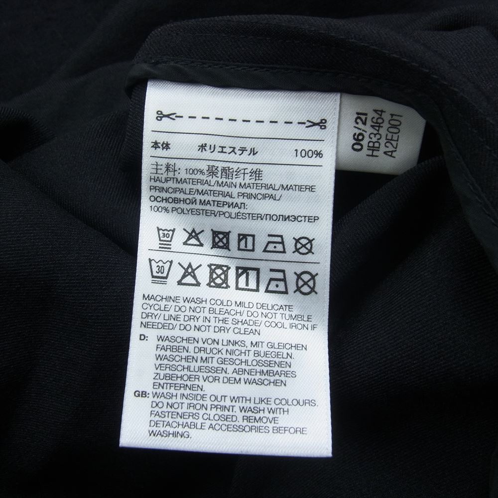 Y-3 Yohji Yamamoto ワイスリー ヨウジヤマモト HB3464 CLASSIC SPORT UNIFORM COACH JACKET クラシックショート ユニフォーム コーチジャケット ブラック系 M【中古】