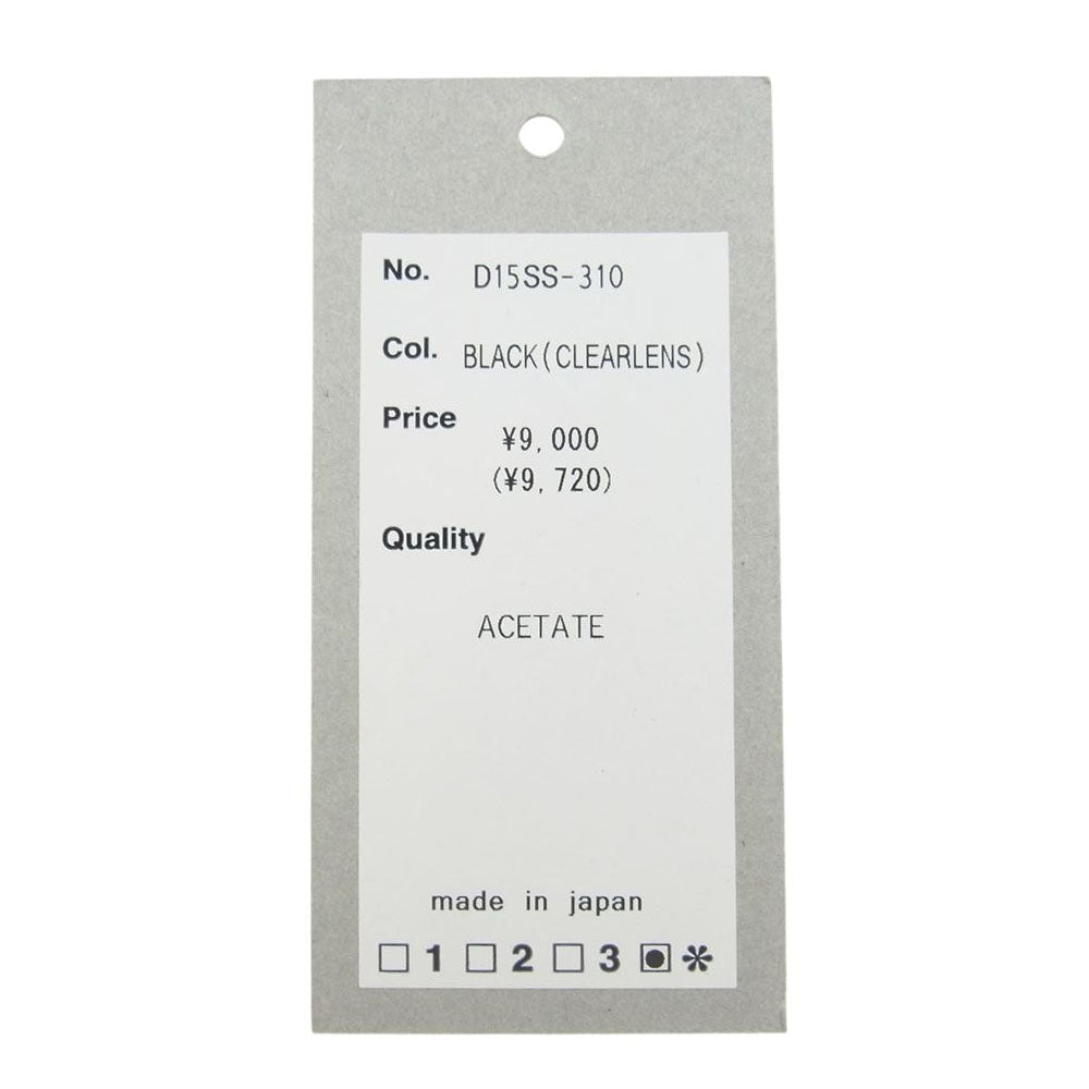 ディアーナ D15SS-310 アイウェア 眼鏡 メガネ ブラック系【中古】