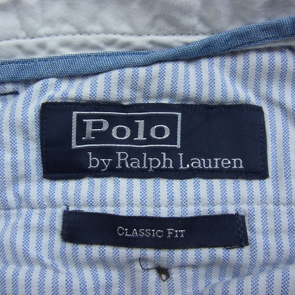POLO RALPH LAUREN ポロ・ラルフローレン 90s~00s CLASSIC FIT クラシック フィット チノ パンツ ネイビー系 32【中古】