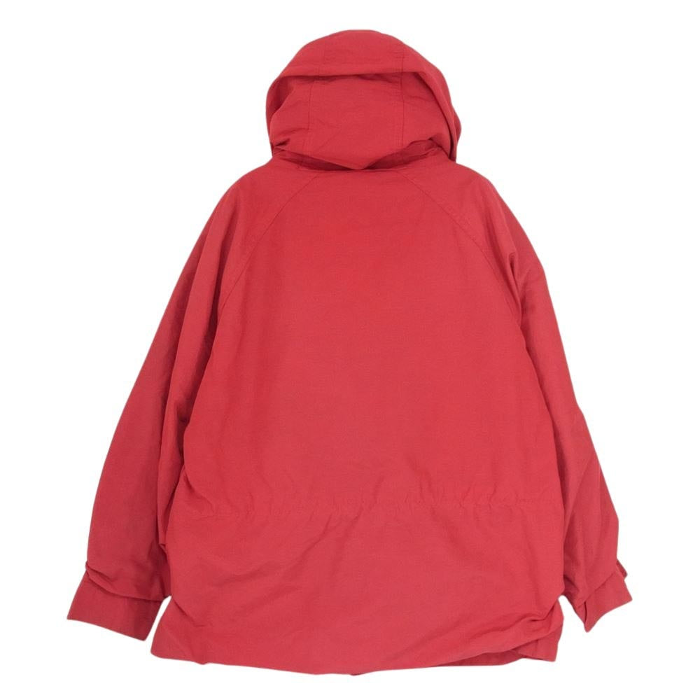 WOOLRICH ウールリッチ 70s~80s 裏地ウール チェック ナイロン マウンテン パーカ ジャケット レッド レッド系 サイズ表記無【中古】
