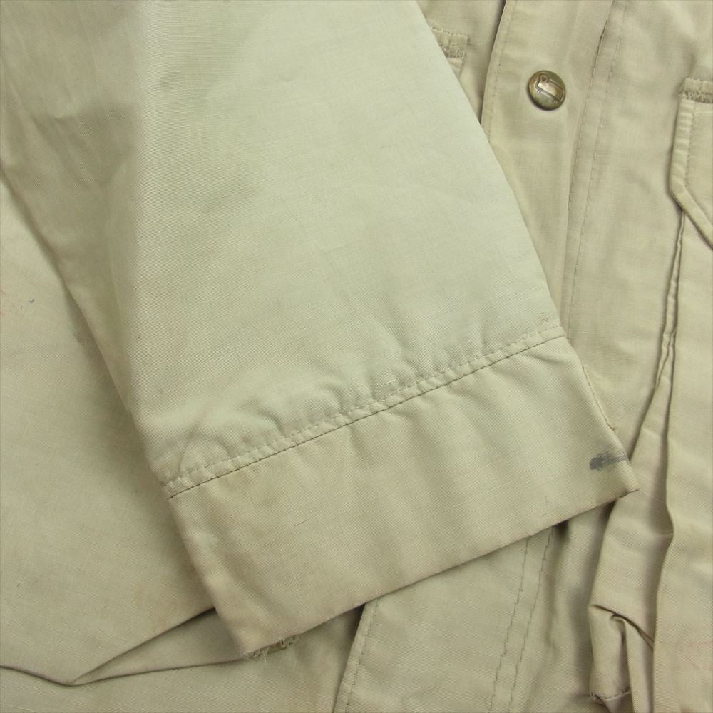 WOOLRICH ウールリッチ 70s 涙 TALON タロン ジップ ナイロン マウンテン パーカ ジャケット ベージュ系【中古】