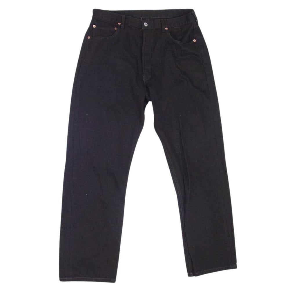 Levi's リーバイス 517-0252 90s 93年8月製 517 BOOTCUT ブーツカット 後染め ブラック デニム パンツ ブラック系 36【中古】