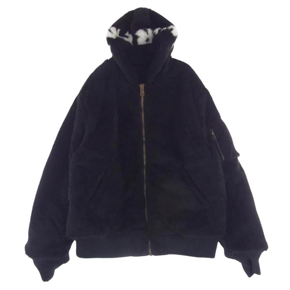 Supreme シュプリーム 22AW 22AW Faux Fur Reversible MA-1 ブラック系 XL【中古】