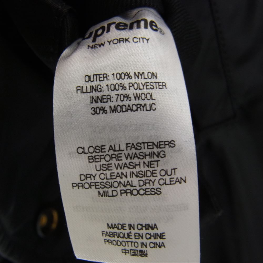 Supreme シュプリーム 22AW 22AW Faux Fur Reversible MA-1 ブラック系 XL【中古】
