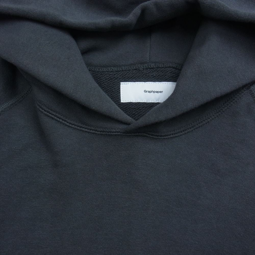 GRAPHPAPER グラフペーパー 22SS GU221-70005B LOOPWHEELER for GP Sweat Parka ループウィラー プルオーバー スウェット パーカー  グレー系 1【中古】