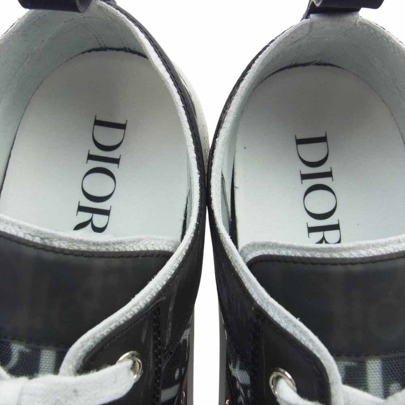 Dior ディオール 21CLS B23 オブリーク ロートップ スニーカー ブラック系 44【中古】