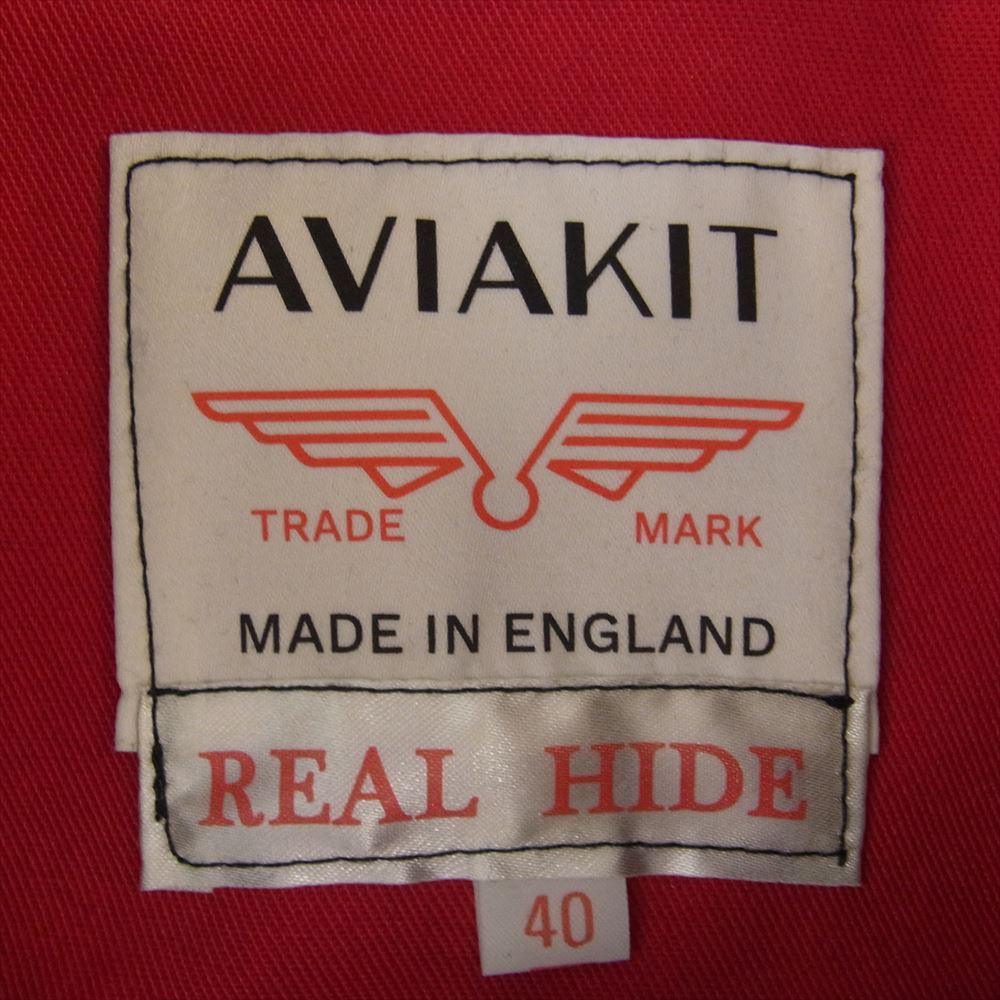 Lewis Leathers ルイスレザー イギリス製 AVIAKIT CORSAIR  コルセア  ホースハイド シングル ライダース レザー ジャケット ブラック系 40【極上美品】【中古】