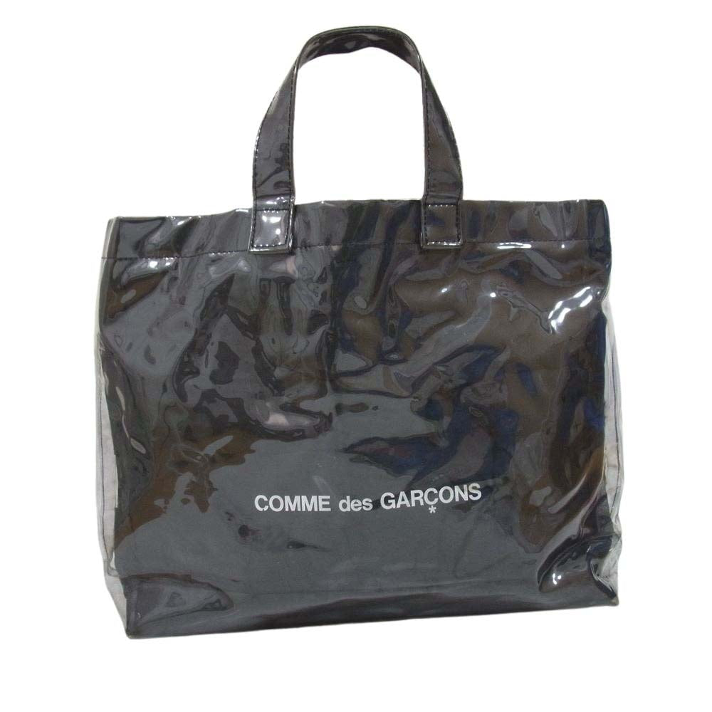 COMME des GARCONS コムデギャルソン OS-K 208 BLACK MARKET 限定 PVC ビニール トート バッグ ブラック系【中古】