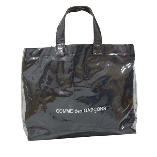COMME des GARCONS コムデギャルソン OS-K 208 BLACK MARKET 限定 PVC ビニール トート バッグ ブラック系【中古】