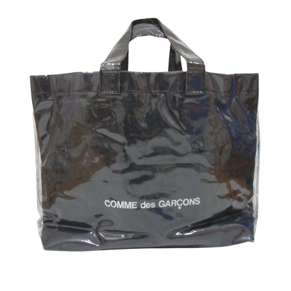 COMME des GARCONS コムデギャルソン OS-K 208 BLACK MARKET 限定 PVC ビニール トート バッグ ブラック系【中古】