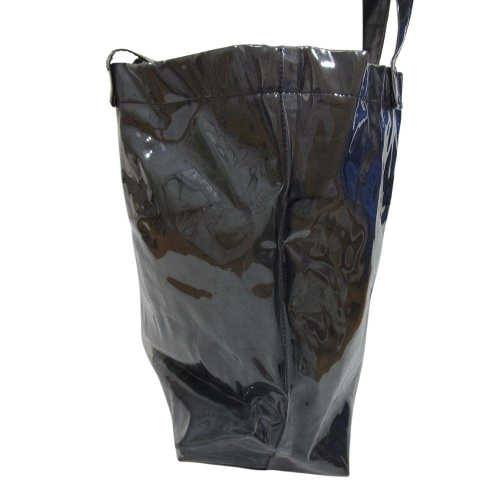 COMME des GARCONS コムデギャルソン OS-K 208 BLACK MARKET 限定 PVC ビニール トート バッグ ブラック系【中古】