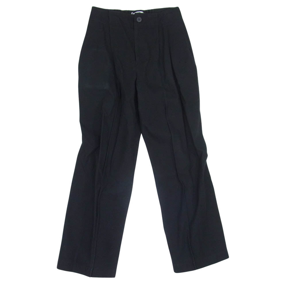 ISSEY MIYAKE イッセイミヤケ 23SS IM31FF515 PEDESTAL PANTS タック イージー トラウザー パンツ ブラック系 2【中古】