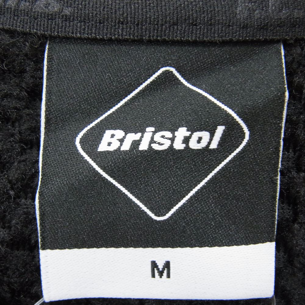 F.C.R.B. エフシーアールビー 23AW FCRB-232066 LYCRA TRACK CREWNECK TOP ライクラ クルーネック プルオーバー トップス ブラック系 M【中古】