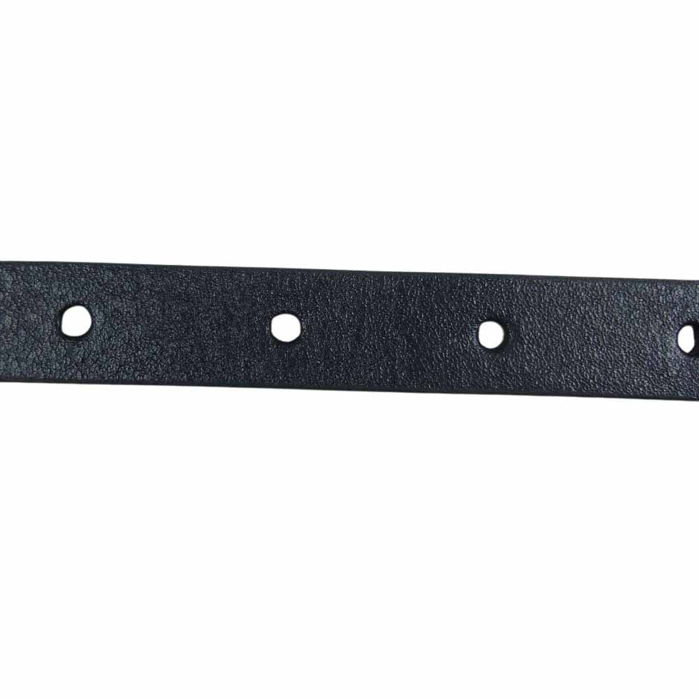 agnes b. アニエスベー ナロー レザー ベルト ブラック系 80【極上美品】【中古】