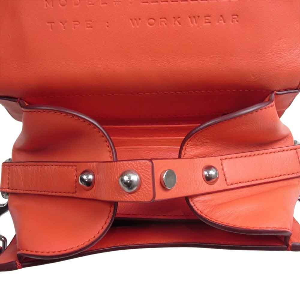MARC JACOBS マークジェイコブス M0007557 ボックス スタッズ 2way ショルダー バッグ オレンジ系【中古】