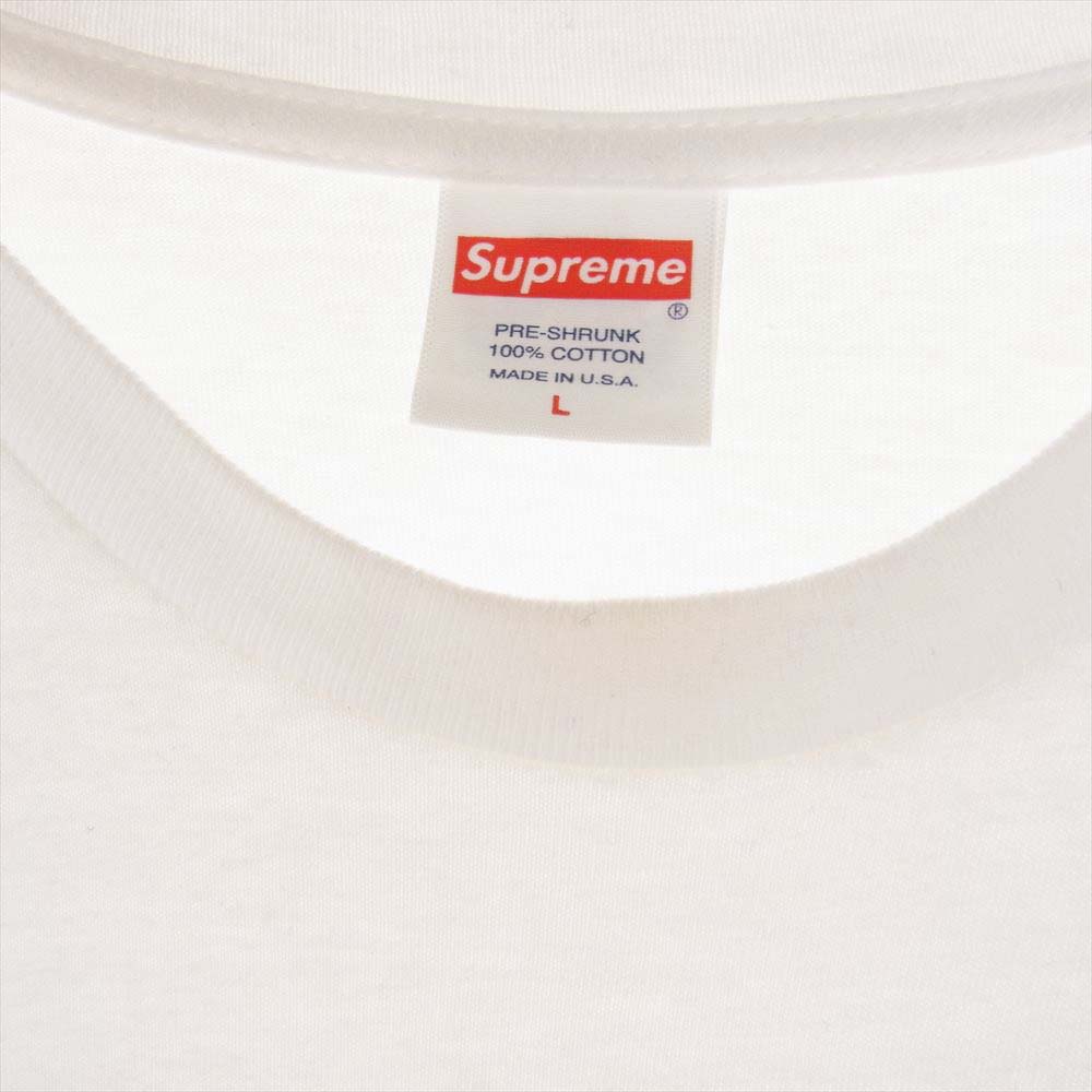 Supreme シュプリーム 22SS  Model Tee フロントフォトプリント 半袖 Tシャツ  ホワイト系 L【中古】