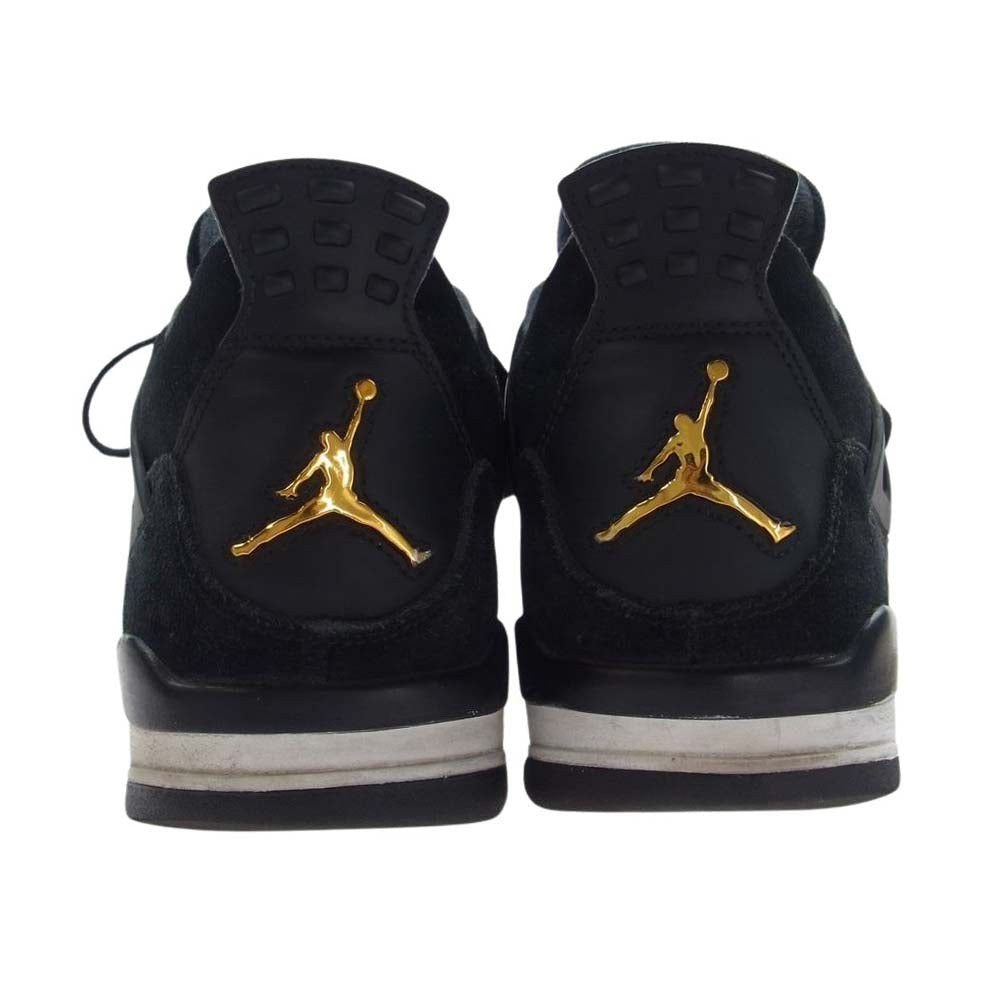 NIKE AIR JORDAN ナイキ ジョーダン 308497-032  4 RETRO ROYALTY レトロ ロイヤルティ スニーカー ブラック系 27.5cm【中古】
