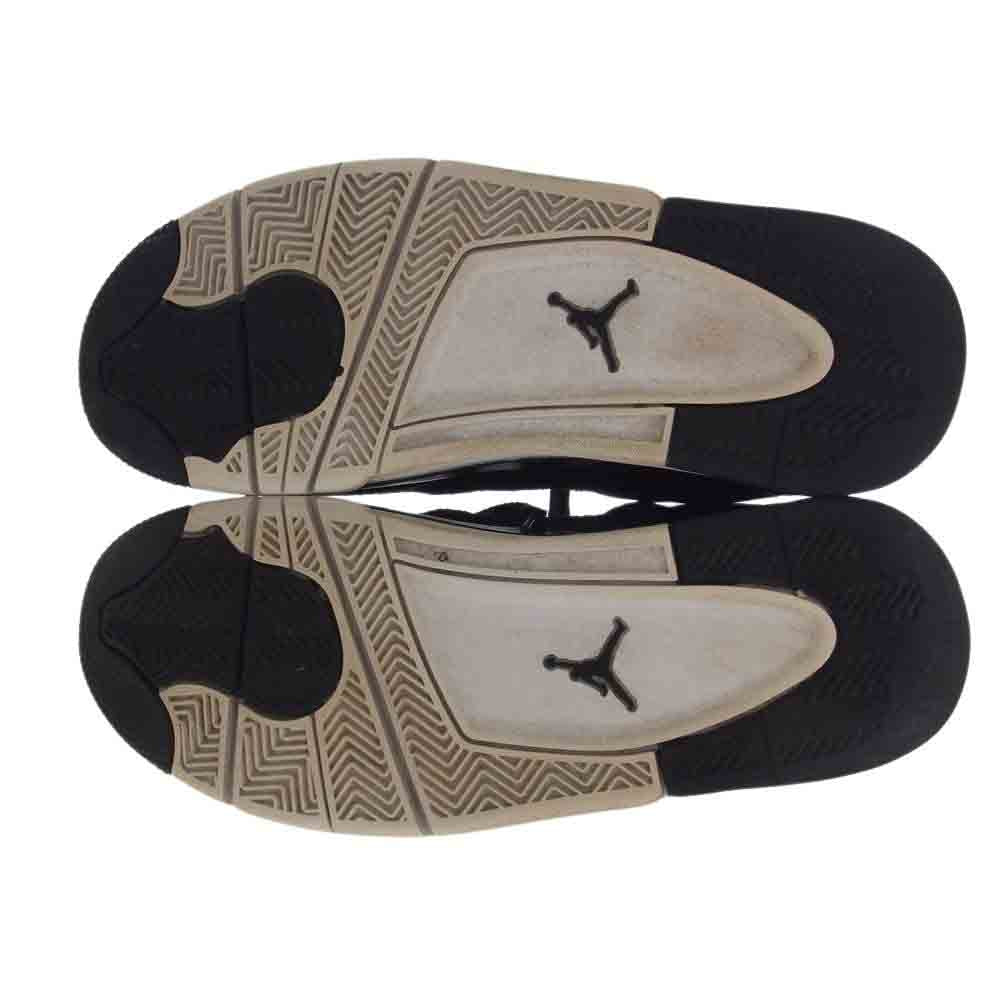 NIKE AIR JORDAN ナイキ ジョーダン 308497-032  4 RETRO ROYALTY レトロ ロイヤルティ スニーカー ブラック系 27.5cm【中古】