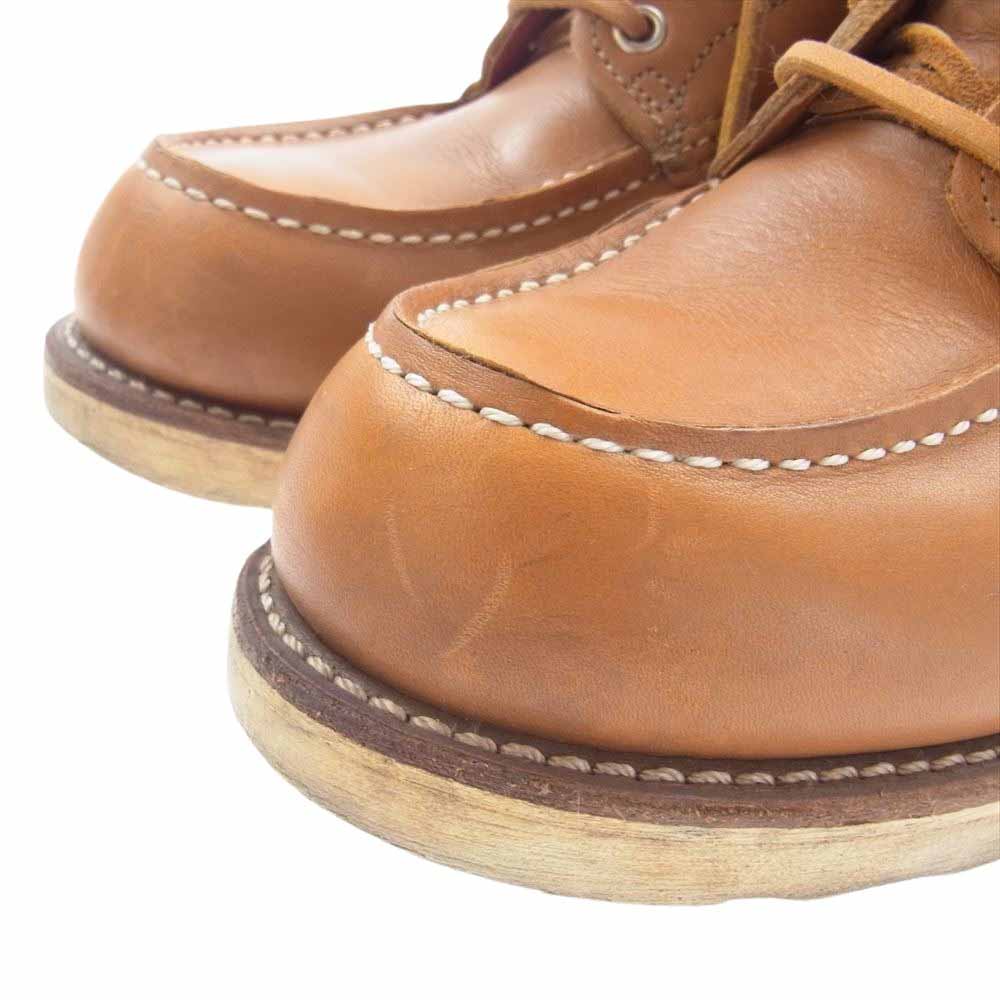 RED WING レッドウィング 9875 Irish Setter アイリッシュセッター 犬タグ モックトゥ ブーツ ライトブラウン系 9 1/2E【中古】