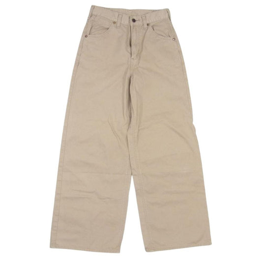 Ron Herman ロンハーマン WS8067 × WRANGLER ラングラー ワイド チノ パンツ ベージュ系 XS【中古】