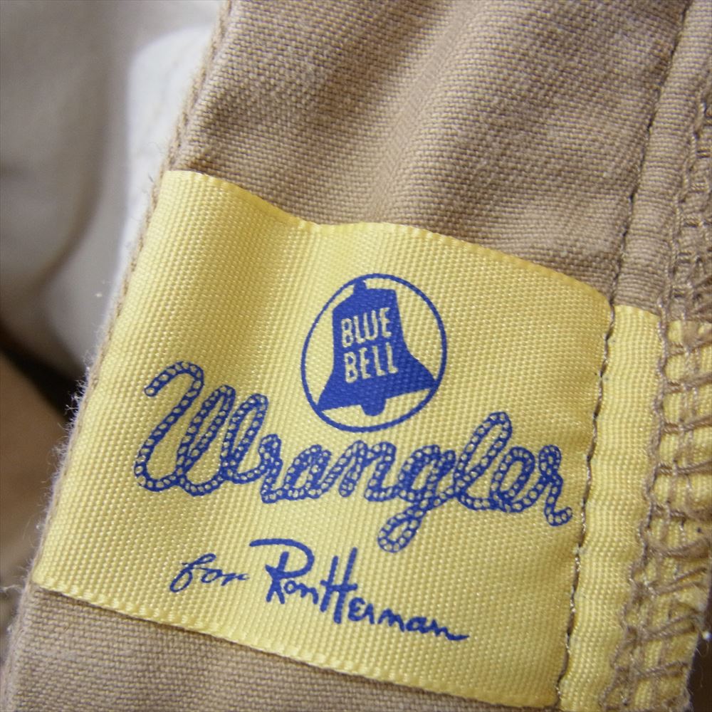Ron Herman ロンハーマン WS8067 × WRANGLER ラングラー ワイド チノ パンツ ベージュ系 XS【中古】