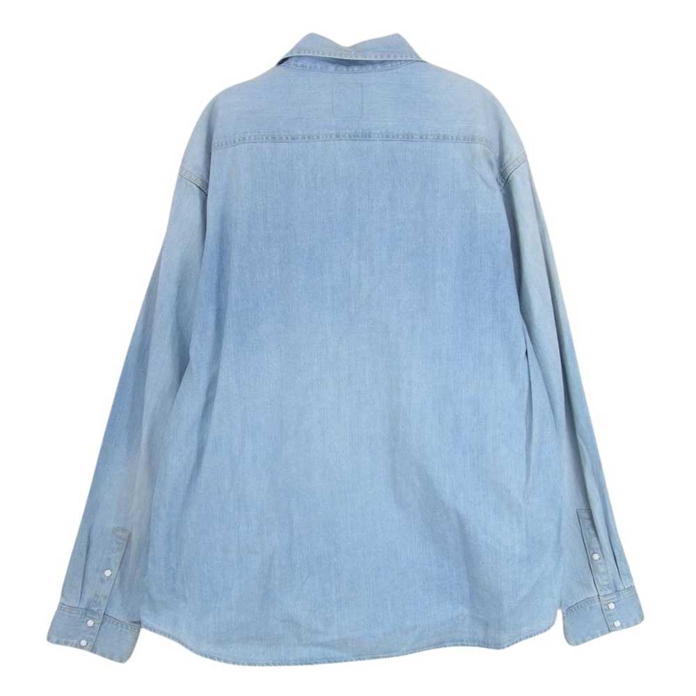VISVIM ビズビム 19SS 0119105007002 Handyman Shirt ハンディーマン 長袖 シャツ インディゴブルー系 3【中古】