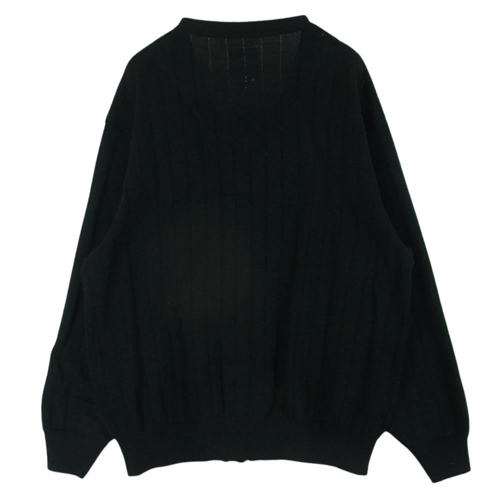 VISVIM ビズビム 23AW 0123205012005 KNIT ZIP CARDIGAN ニット ジップ カーディガン ブラック系 3【中古】