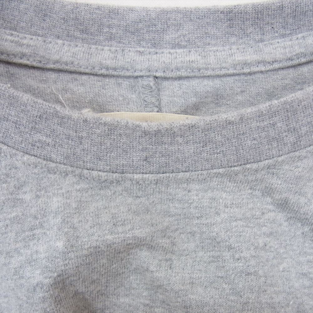 FEAR OF GOD フィアオブゴッド サイドスリット クルーネック 半袖 Tシャツ グレー系 L【中古】