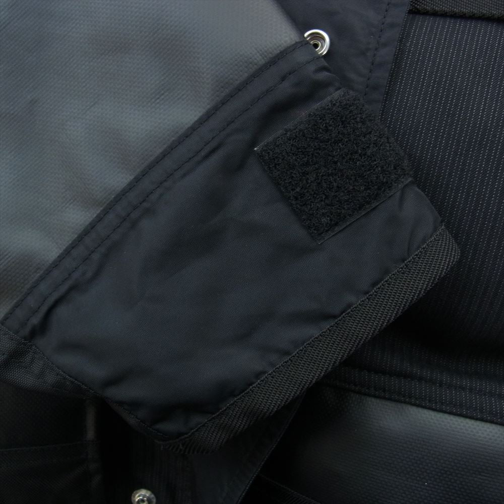 JUNYA WATANABE COMME des GARCONS MAN ジュンヤワタナベコムデギャルソンマン 17AW WT-J108 THE NORTH FACE DAFFLE BAG ノースフェイス ウールナイロンストライプ リメイク ジャケット ブラック系 S【中古】