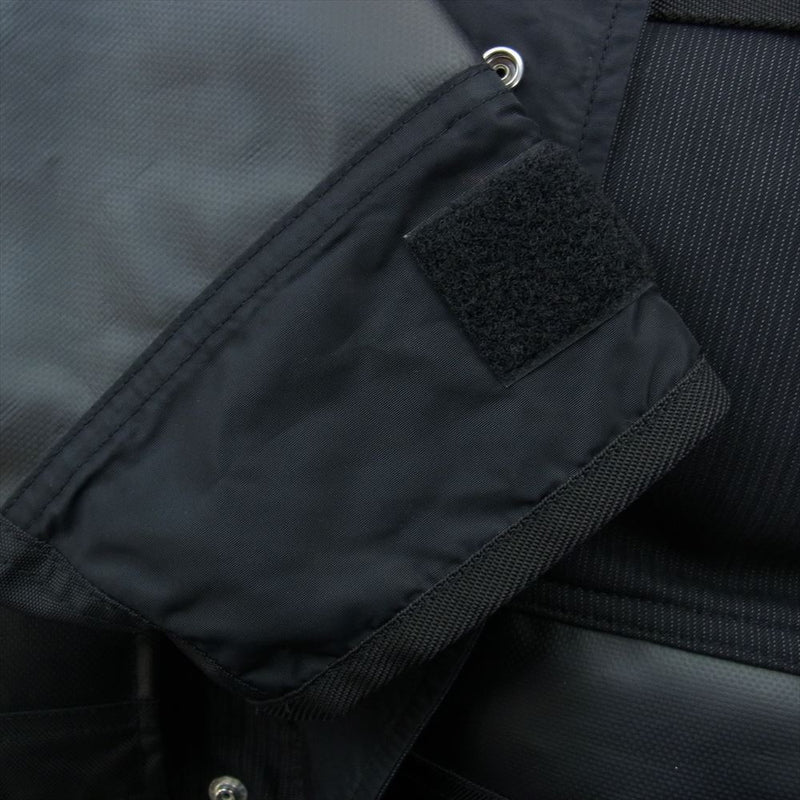 JUNYA WATANABE COMME des GARCONS MAN ジュンヤワタナベコムデギャルソンマン 17AW WT-J108 THE NORTH FACE DAFFLE BAG ノースフェイス ウールナイロンストライプ リメイク ジャケット ブラック系 S【中古】