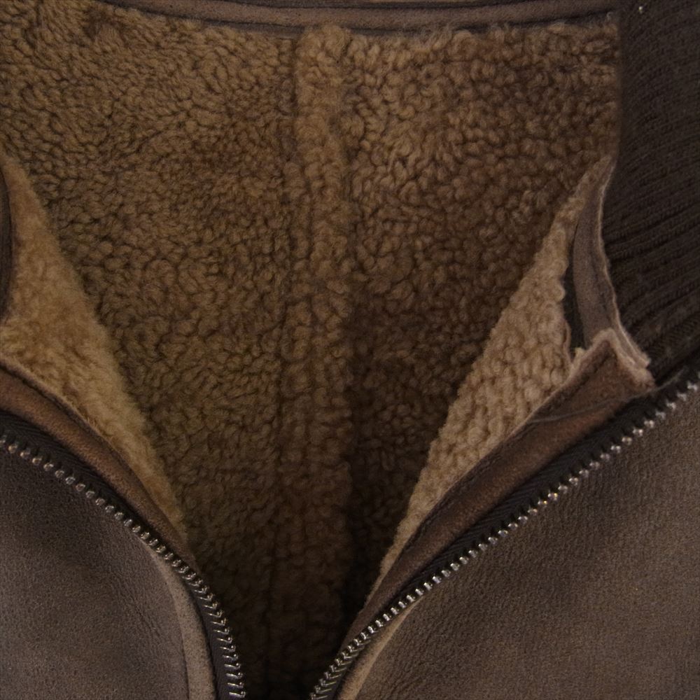 A.P.C. アーペーセー 内ボア シープレザー ブルゾン ジャケット