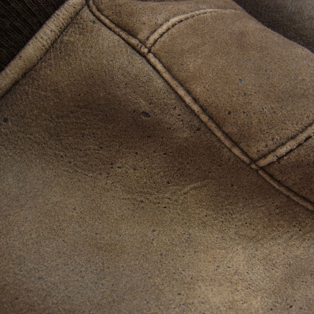 A.P.C. アーペーセー 内ボア シープレザー ブルゾン ジャケット