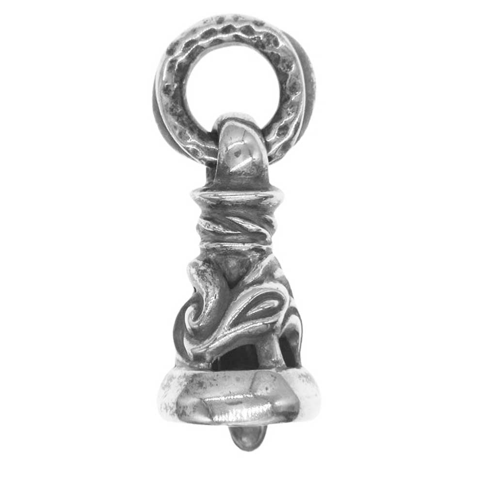 LEONARD KAMHOUT レナードカムホート LONE ONES ロンワンズ Dove Bell Pendant M ドーヴベル ペンダントトップ ミディアム ドーブベル レザーコード ネックレス シルバー系【中古】