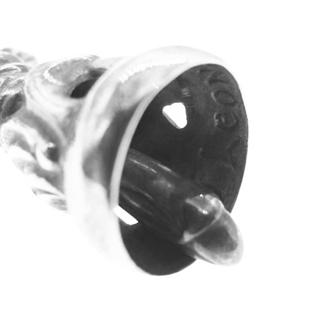 LEONARD KAMHOUT レナードカムホート LONE ONES ロンワンズ Dove Bell Pendant M ドーヴベル ペンダントトップ ミディアム ドーブベル レザーコード ネックレス シルバー系【中古】