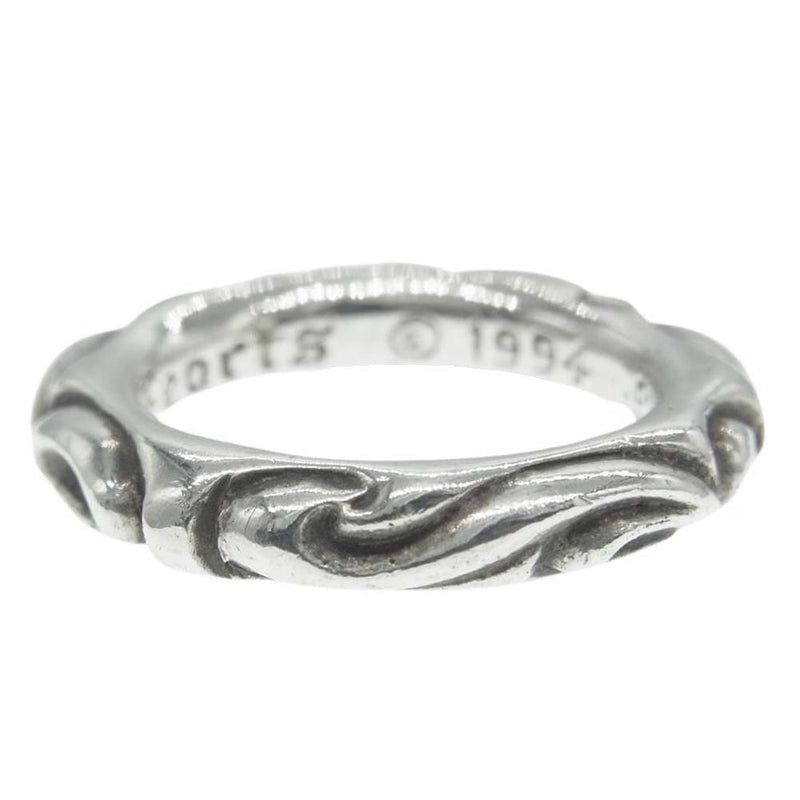 CHROME HEARTS クロムハーツ（原本無） SCRL BAND スクロール バンド リング シルバー系 14号【中古】