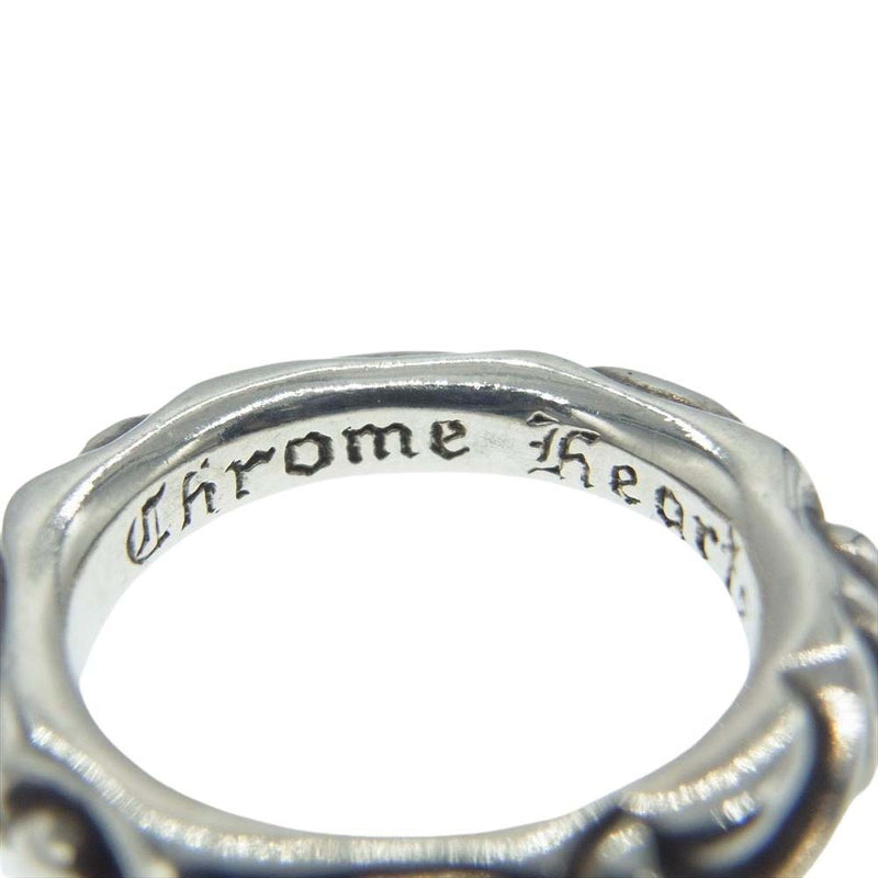 CHROME HEARTS クロムハーツ（原本無） SCRL BAND スクロール バンド リング シルバー系 14号【中古】