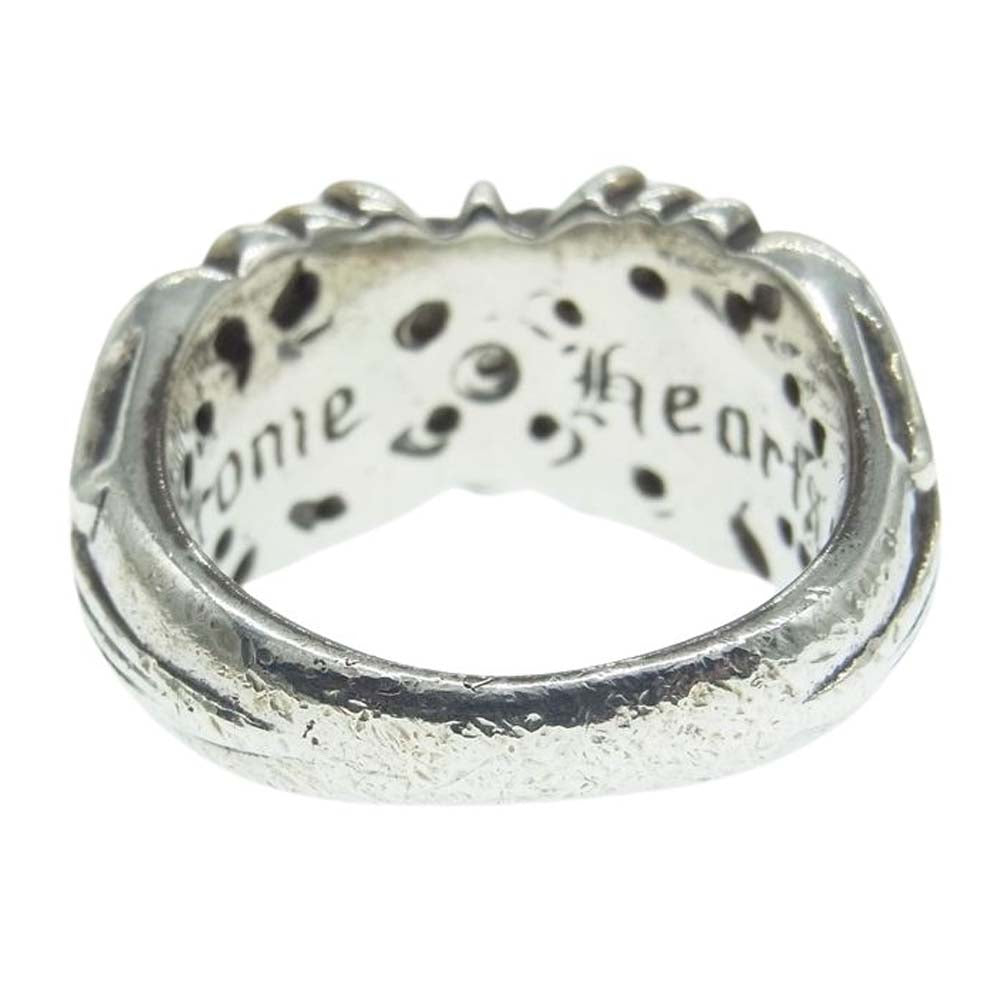 CHROME HEARTS クロムハーツ（原本無） K&T 1PT DIA 1ポイント アフターダイヤ シルバー リング 指輪 シルバー系 22号【中古】