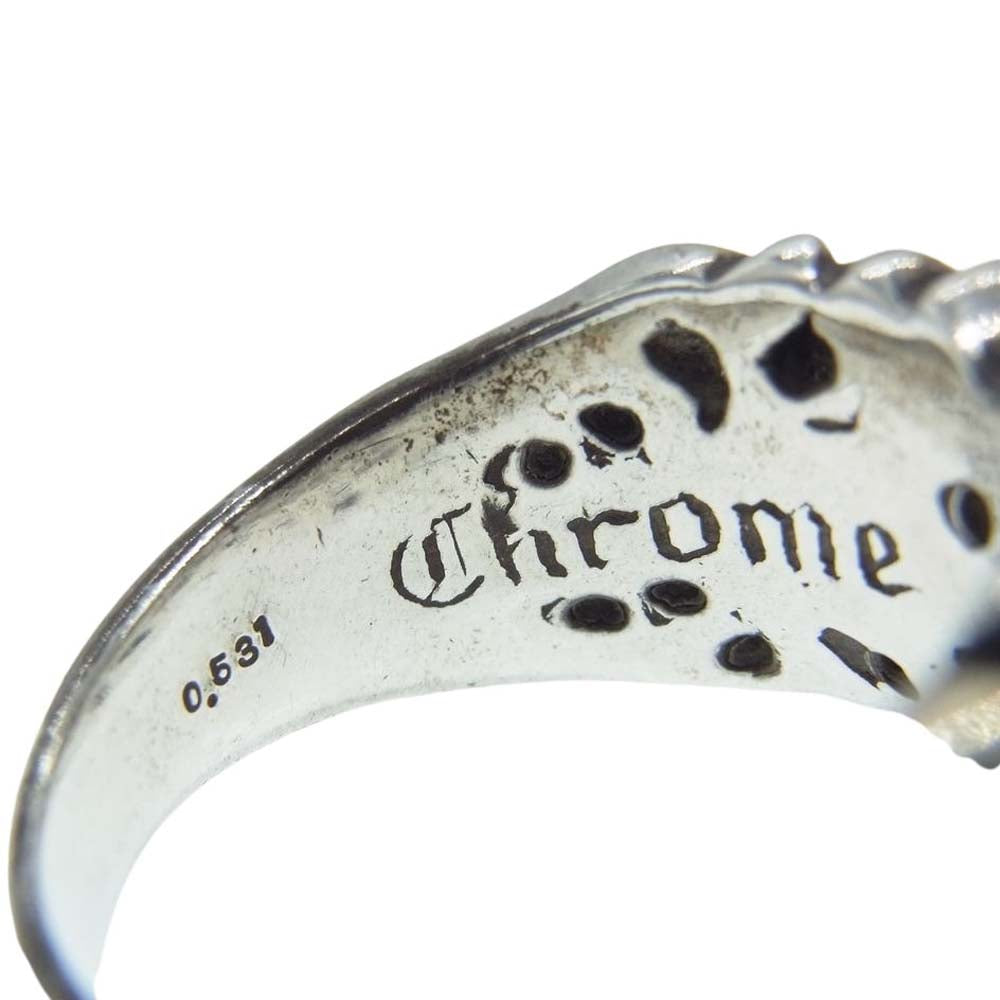 CHROME HEARTS クロムハーツ（原本無） K&T 1PT DIA 1ポイント アフターダイヤ シルバー リング 指輪 シルバー系 22号【中古】