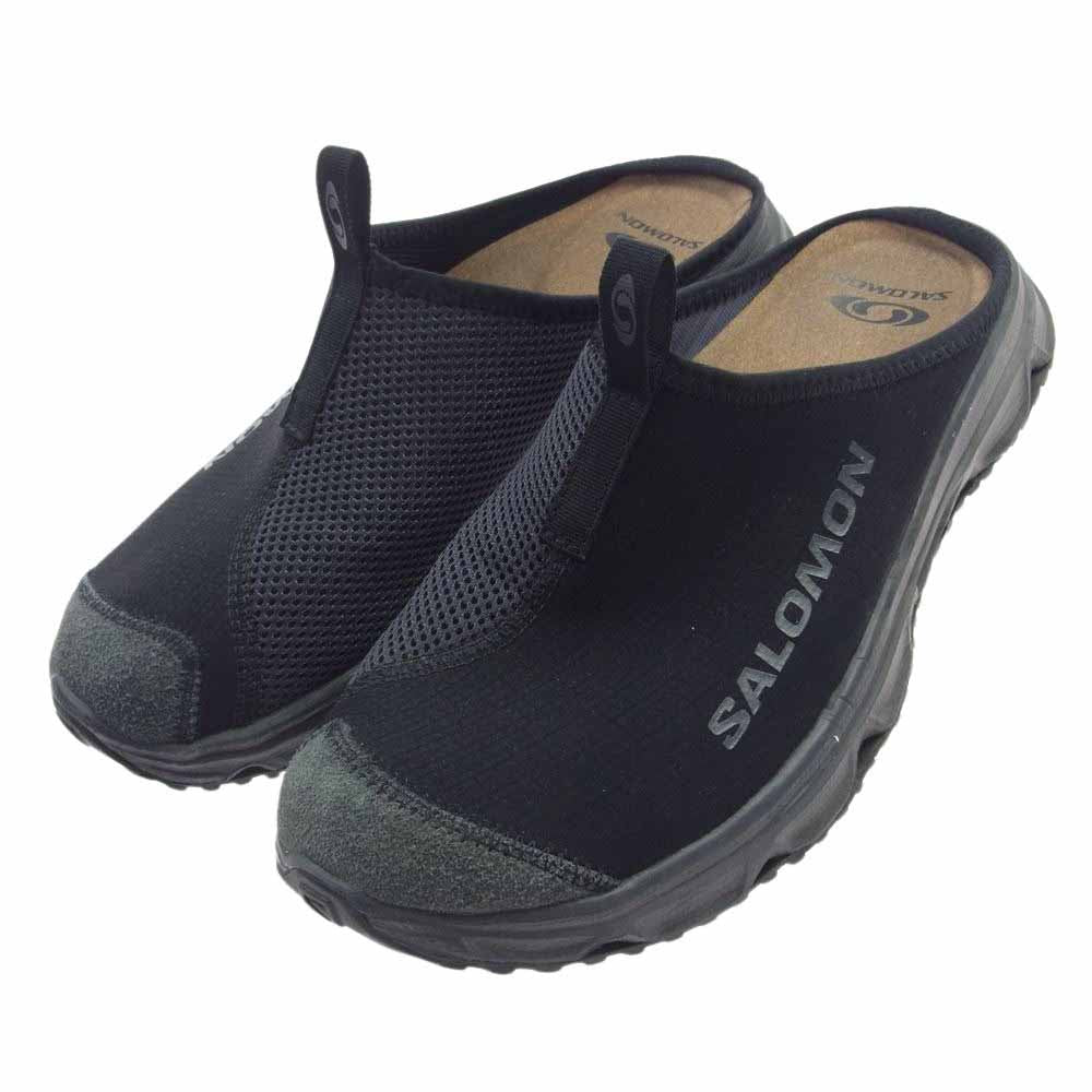 salomon サロモン 416396 RX Slide 3.0 リカバリー スライド シューズ サンダル ブラック系 27cm【中古】