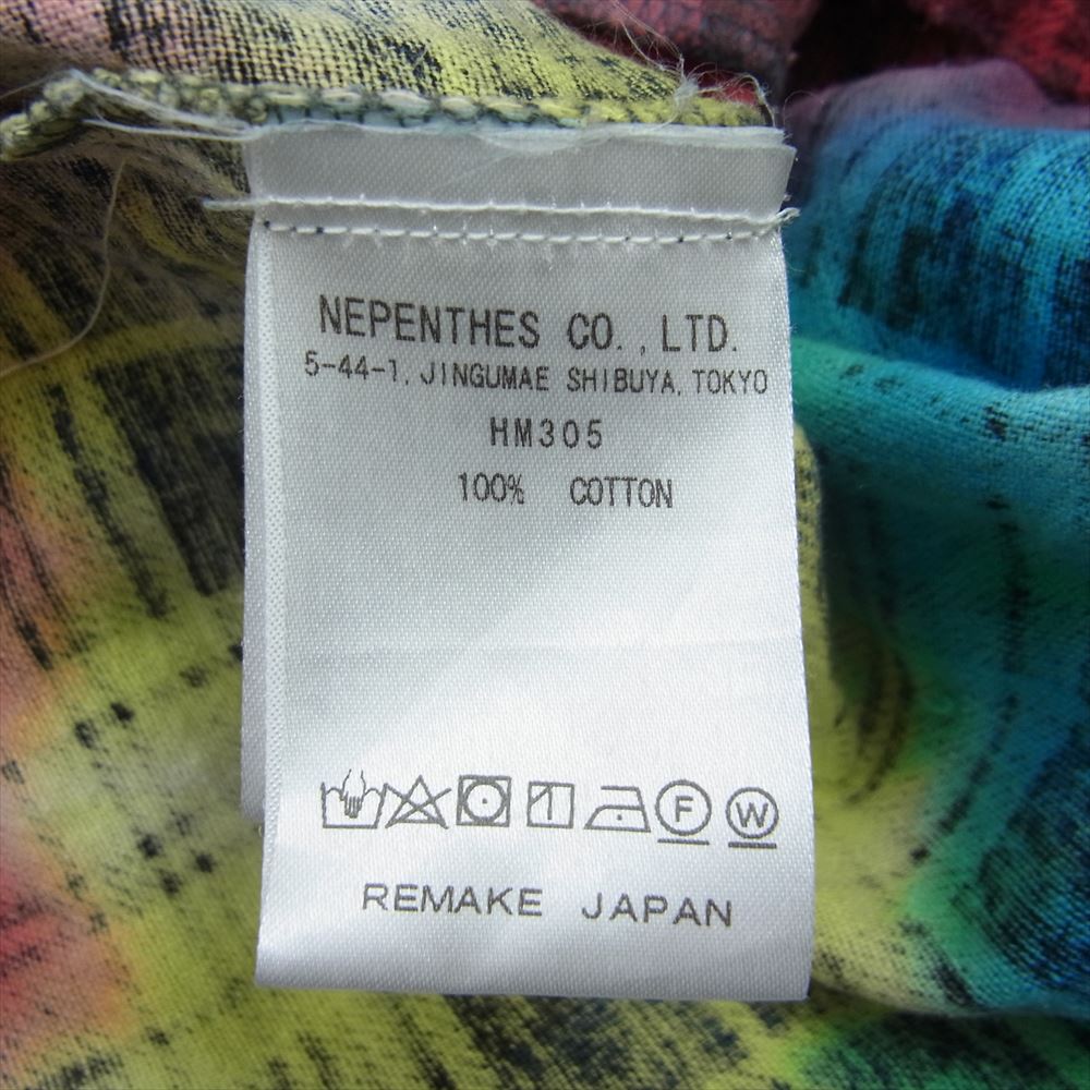 Needles ニードルス HM305 REBUILD BY NEEDLES Flannel Shirt-7 Cuts Wide Shirt リビルド バイ ニードルズ フランネル ワイド 長袖 シャツ マルチカラー系【中古】