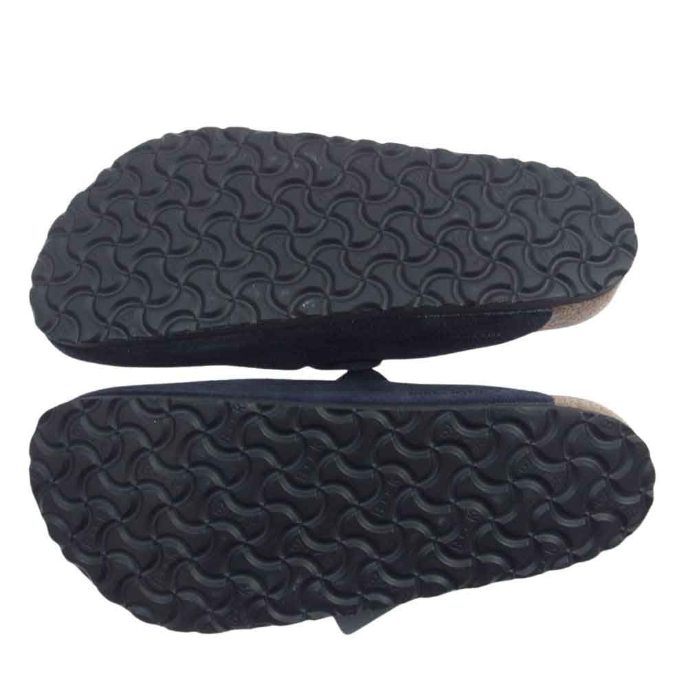 BIRKENSTOCK ビルケンシュトック 1023910 Boston SFB Suede ボストン ソフトフットベッド メンズ スウェード サンダル ネイビー系 41【新古品】【未使用】【中古】