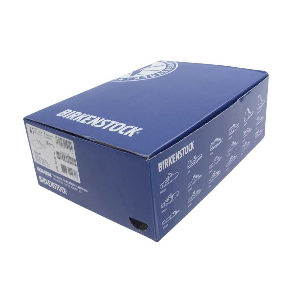 BIRKENSTOCK ビルケンシュトック 1023910 Boston SFB Suede ボストン ソフトフットベッド メンズ スウェード サンダル ネイビー系 41【新古品】【未使用】【中古】