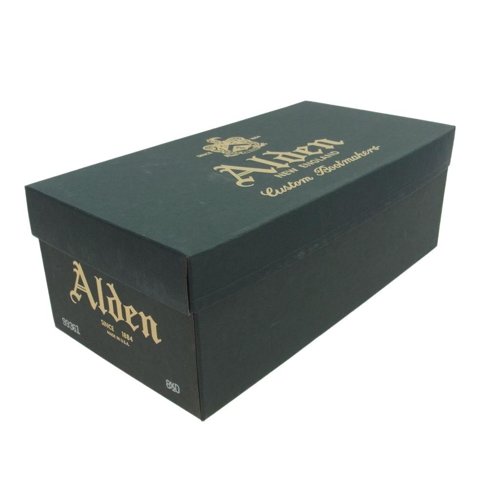 ALDEN オールデン 99361 BEAMS ビームス別注 コードバン レザー コイン ペニー ローファー シューズ ブラック系 8 1/2 D【中古】