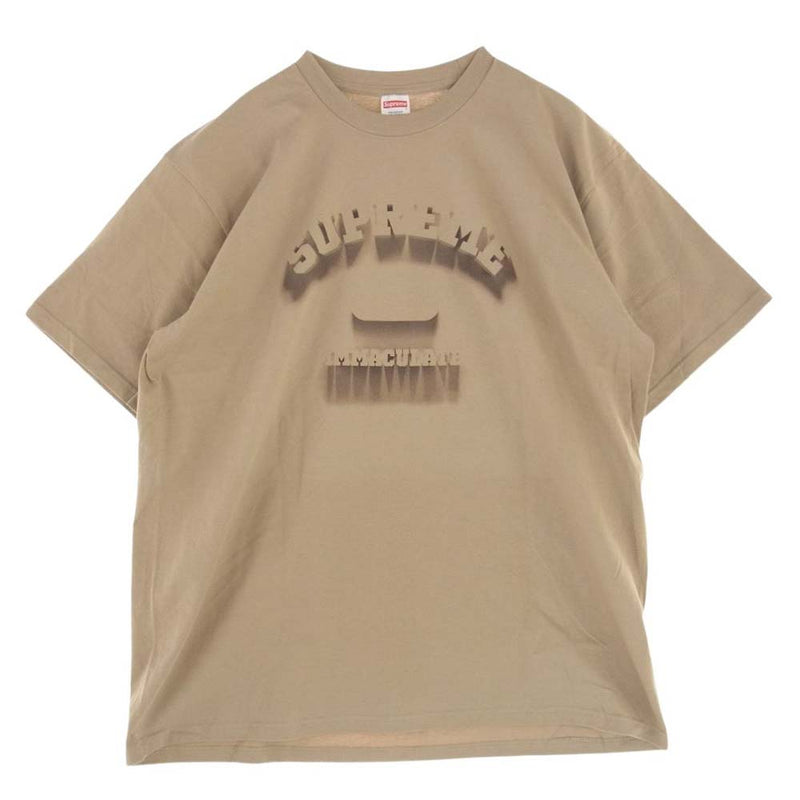 Supreme シュプリーム 24SS Shadow Tee シャドウ プリント 半袖 Tシャツ ライトブラウン系 XL【新古品】【未使用】【中古】