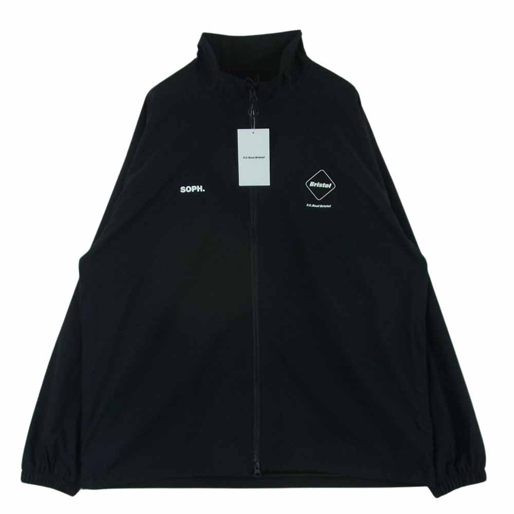 F.C.R.B. エフシーアールビー 24SS FCRB-240055 VENTILATION LOGO TRAINING JACKET ベンチレーション ワイドシルエット トレーニング ジャケット ブラック系 M【新古品】【未使用】【中古】